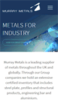 Mobile Screenshot of murraymetals.com